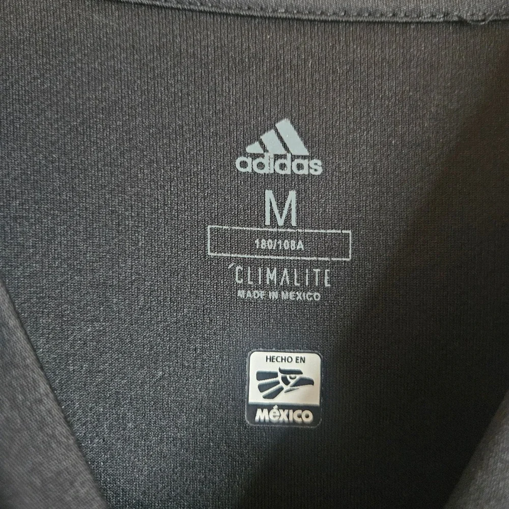 Adidas Mexico National Team Soccer Jersey Mens Medium Black Grey FMF Climalite